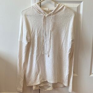 Cherish Cream Hooded Top
